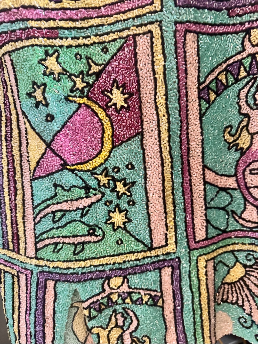 Oceanus Talia Hand EMbroidered Minidress - Picture 6 of 6